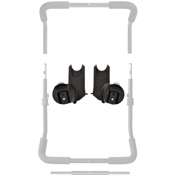 Baby Jogger Adapter City Select 2 Für Cybex/Maxi Cosi/BeSafe Schwarz 3 Baby Jogger Adapter City Select 2 Für Cybex/Maxi Cosi/BeSafe Schwarz