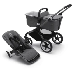 Bugaboo Kinderwagen Basis Fox 3 Graphite/Grey Melange