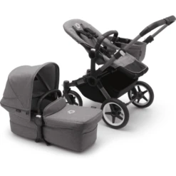 Bugaboo Kombikinderwagen Donkey 5 Mono Complete Graphite/Grey Melange
