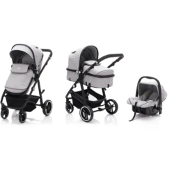 Fill Kinderwagen Set Panther Elite 3 In 1 Hellgrau Melange