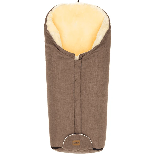 Fillikid Winterfußsack Tacama Lammfell Braun Melange 3 Fillikid Winterfußsack Tacama Lammfell Braun Melange