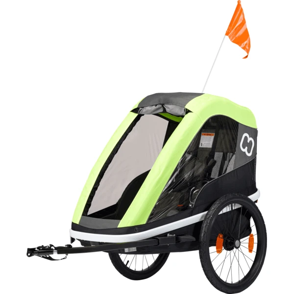 Hamax Kinderfahrradanhänger Avenida ONE Lime 3 Hamax Kinderfahrradanhänger Avenida ONE Lime