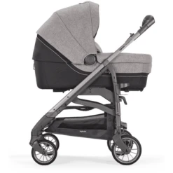 Inglesina Kombikinderwagen Trilogy Maui Grey Gestell City Titanium