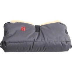 KAISER Lammfell-Handwärmer Big Double Anthrazit