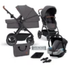 Kinderkraft Kombikinderwagen 3 In 1 B-TOUR Dark Grey