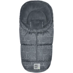 Odenwälder Fußsack Levi Fashion Letters BabyNest Silver-grey