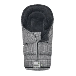 Odenwälder Fußsack Lo-Go Glencheck Graphite