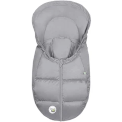 Odenwälder Fußsäckchen BabyNest Dauni Classic Silber