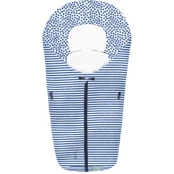 Odenwälder Fußsäckchen Coolmax, Stripes Light Denim