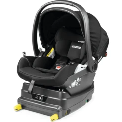 Peg Perego Babyschale Primo Viaggio Lounge Black Shine Inklusive I-Size Base Schwarz