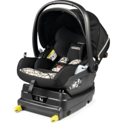 Peg Perego Babyschale Primo Viaggio Lounge Graphic Gold Inklusive I-Size Base Schwarz