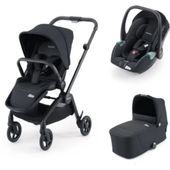 RECARO Kombikinderwagen Sadena Prime Mat Black - Rahmenfarbe Black