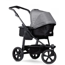 Tfk Kombikinderwagen Mono 2 Mit Luftkammer Radset Premium Grau
